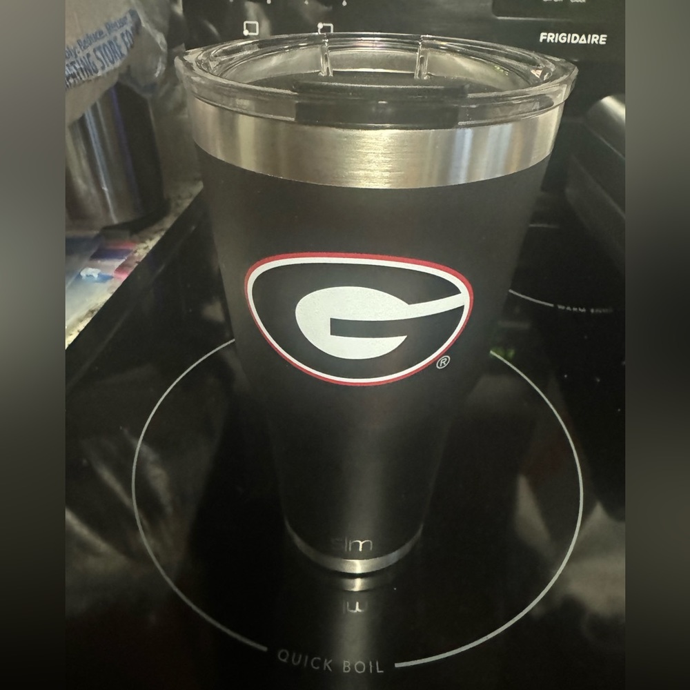 Georgia Bulldogs 30oz Cruiser Insulated Tumbler with Flip Lid Simple Modern